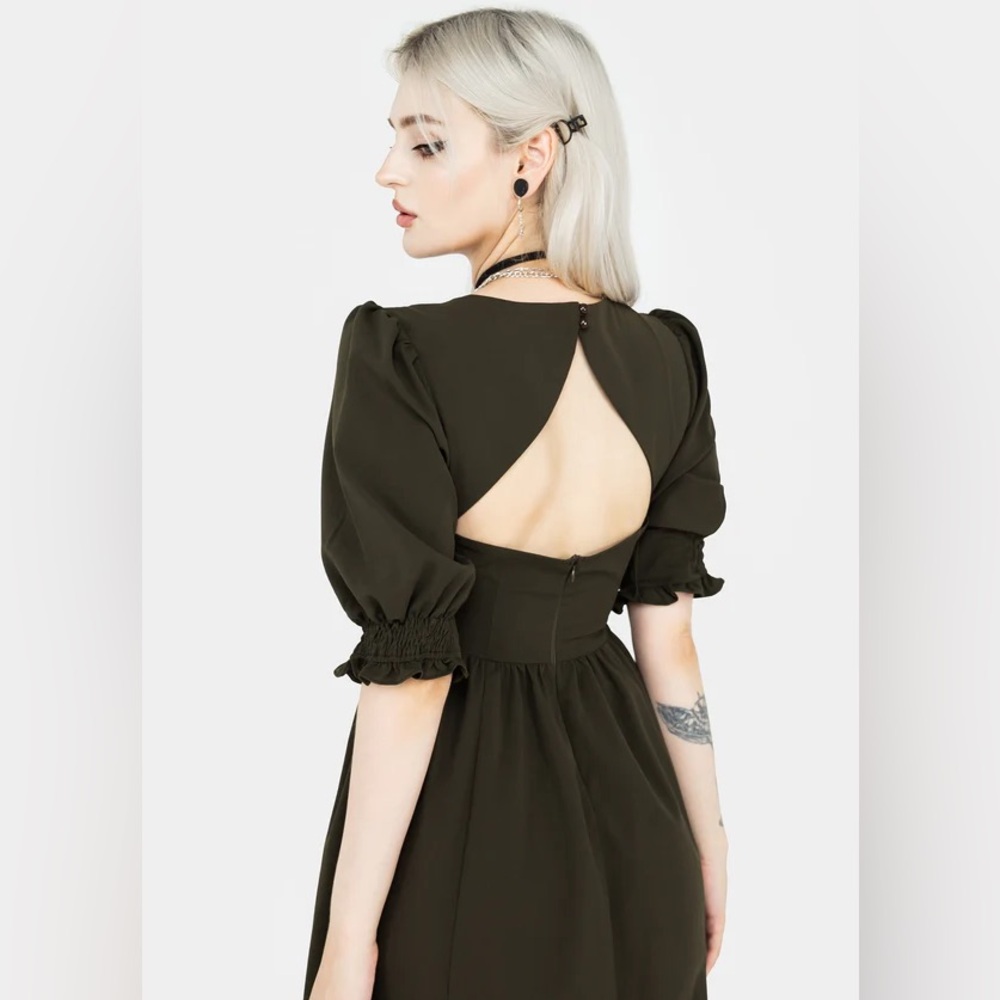 Disturbia Olive Midi Dress - Picture 6 of 12